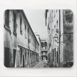 Rue du Fer-ein-Moulin, Paris, 1858-78 Mousepad