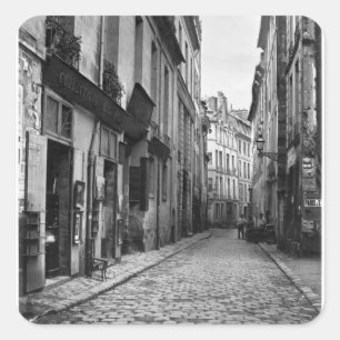 Rue du Jardinet, vom Durchgang Hautefeuille, Quadratischer Aufkleber