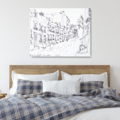 Rue du Petit Champlain, Quebec, Kanada Leinwanddruck (Insitu (Schlafzimmer))