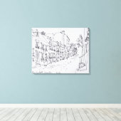Rue du Petit Champlain, Quebec, Kanada Leinwanddruck (Insitu (Holzboden))
