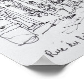 Rue du Petit Champlain, Quebec, Kanada Poster (Ecke)