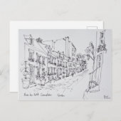 Rue du Petit Champlain, Quebec, Kanada Postkarte (Vorne/Hinten)