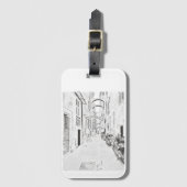 Rue étroite italienne gepäckanhänger (Vorderseite Vertikal)