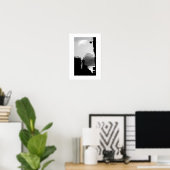 Rue Gassendi Paris Schwarz-weiß Fotografy Poster1 Poster (Heimbüro)