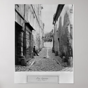 Rue Gracieuse, von der Rue Daubenton, Paris Poster