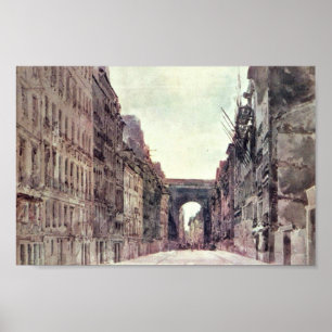 Rue Heilig-Denis in Paris durch Girtin Thomas Poster