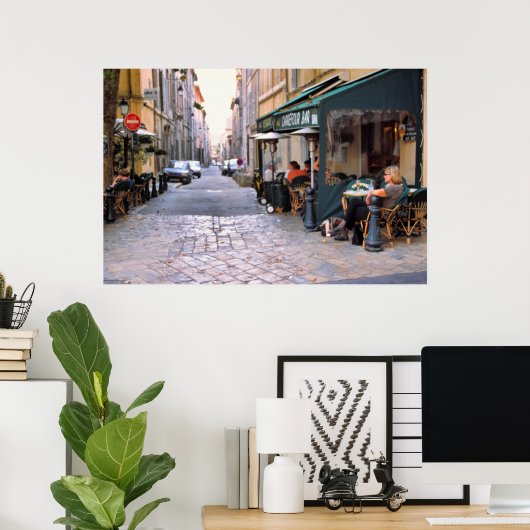 Rue Italia, Aix-en-Provence Poster (Heimbüro)