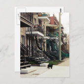 Rue la fontaine postkarte (Vorne/Hinten)