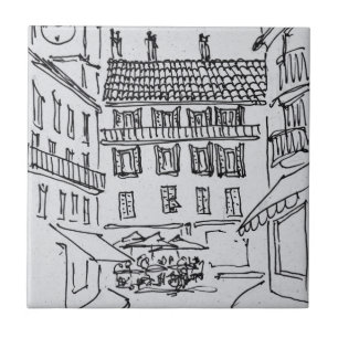 Rue Louis Gassin, Alt-Nizza   Nizza, Frankreich Fliese