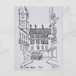 Rue Louis Gassin, Alt-Nizza   Nizza, Frankreich Postkarte