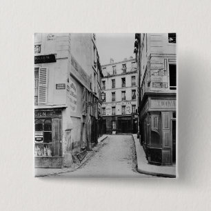 Rue Maitre Albert Paris, 1858-78 Button