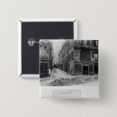 Rue Maitre Albert Paris, 1858-78 Button (Vorne & Hinten)