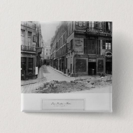 Rue Maitre Albert Paris, 1858-78 Button (Vorderseite)