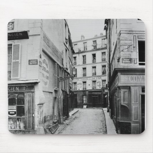 Rue Maitre Albert Paris, 1858-78 Mousepad (Vorne)
