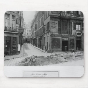 Rue Maitre Albert Paris, 1858-78 Mousepad