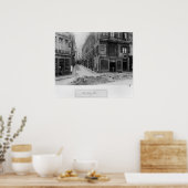 Rue Maitre Albert Paris, 1858-78 Poster (Küche)