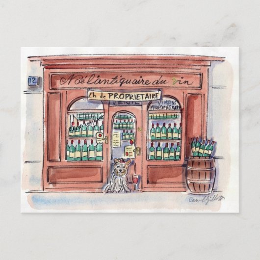 Rue Malar, Paris Postkarte (Vorderseite)