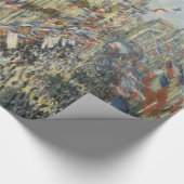 Rue Montorgueil in Paris Claude Monet Geschenkpapier (Ecke)