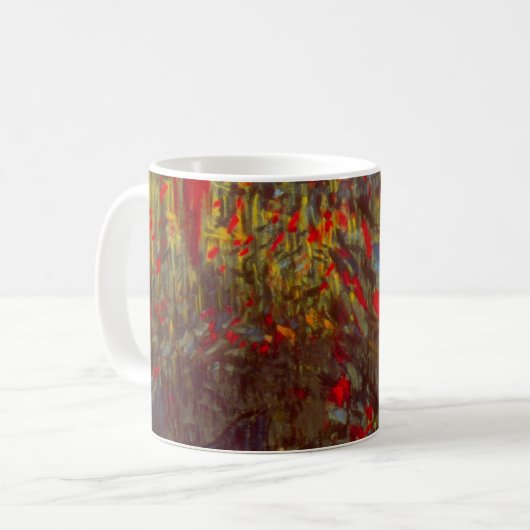 Rue Montorgueil mit Flaggen von Claude Monet Kaffeetasse (Vorderseite Links)