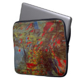 Rue Montorgueil mit Flaggen von Claude Monet Laptopschutzhülle (Vorderseite Links)