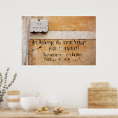 Rue Principale Poster (Küche)