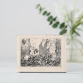 Rue Saint-Antoine Postkarte (Stehend Vorderseite)