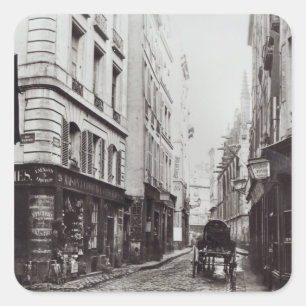 Rue Saint-Severin Quadratischer Aufkleber