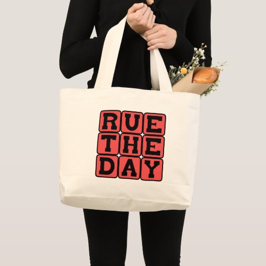Rue the Day, Foreboding Foreshadowing Jumbo Stoffbeutel (Vorderseite (Produkt))