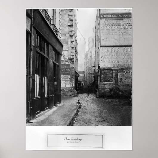 Rue Tirechape, Rue de Rivoli, Paris Poster (Vorne)
