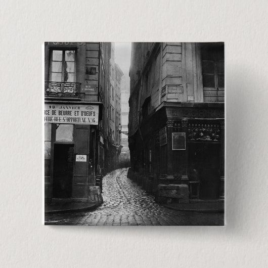 Rue Tirechape, von Rue St. Honore, Paris Button (Vorderseite)