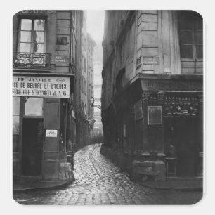 Rue Tirechape, von Rue St. Honore, Paris Quadratischer Aufkleber