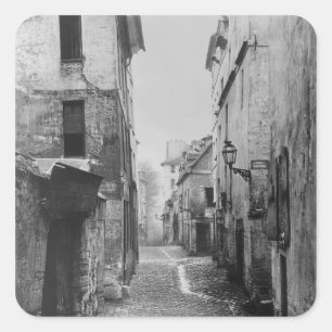 Rue Traversine Quadratischer Aufkleber