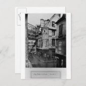 Rue Vieille-du-Temple, Paris, 1858-78 Postkarte (Vorne/Hinten)