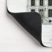RueBalzac der Hotel-Prives, 10 u. 12, Paris Mousepad (Ecke)