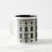 RueBalzac der Hotel-Prives, 10 u. 12, Paris Zweifarbige Tasse (Vorderseite Links)