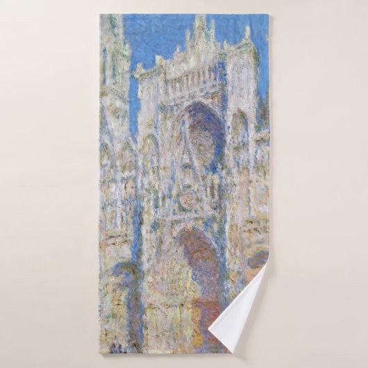 Ruen Cathedral (Sonnenlicht), Monet Badehandtuch (Badehandtuch)