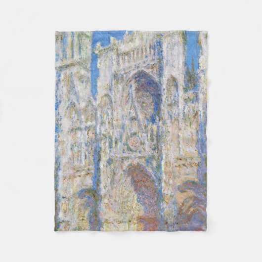 Ruen Cathedral (Sonnenlicht), Monet Fleecedecke (Vorderseite)