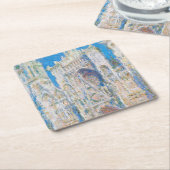Ruen Cathedral (Sonnenlicht), Monet Rechteckiger Pappuntersetzer (angewinkelt)
