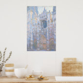 Ruen Cathedral West Façade, Claude Monet Fine Art Poster (Küche)