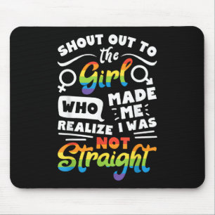 Ruf an das Mädchen Lesben Stolz LGBT T-Shirt G Mousepad