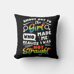 Ruf an das Mädchen Lesbischer Stolz LGBT T-Shirt G Kissen