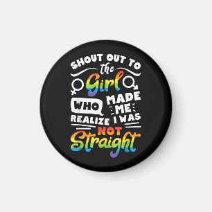 Ruf an das Mädchen Lesbischer Stolz LGBT T-Shirt G Magnet