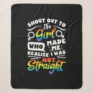 Ruf an das Mädchen Lesbischer Stolz LGBT T-Shirt G Sherpadecke