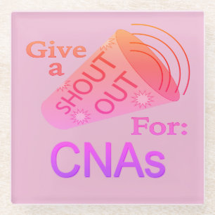 Ruf an die CNAs Glasuntersetzer