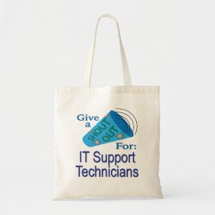 Ruf an die IT-Support-Techniker Tragetasche