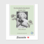 Ruf deine Mutter an! Hulaula Aufkleber (Blatt)