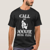 Ruf der Doodie-Sonderpolizei für Kriegsdienst T-Shirt (Vorderseite)