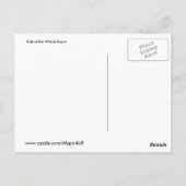 Ruf der Wilden. Postkarte (Rückseite)