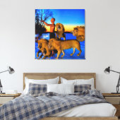 Ruf der Wildnis Leinwanddruck (Insitu (Schlafzimmer))