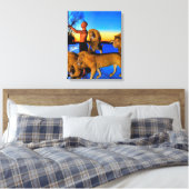 Ruf der Wildnis Leinwanddruck (Insitu (Schlafzimmer))